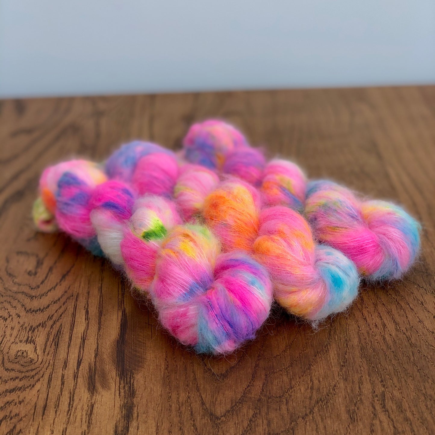 Dyed to order - Pink tinsel