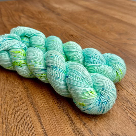 Baby Blue Pastel Vibes Sock Yarn