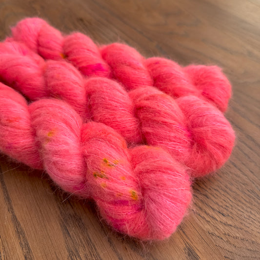 Coral Pastel Vibes Suri Alpaca Silk