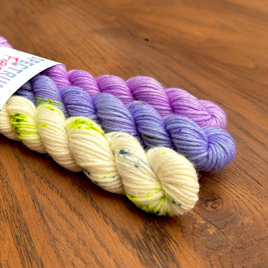 Lace agate (Gemstone club) * Mini skein bundle * DK