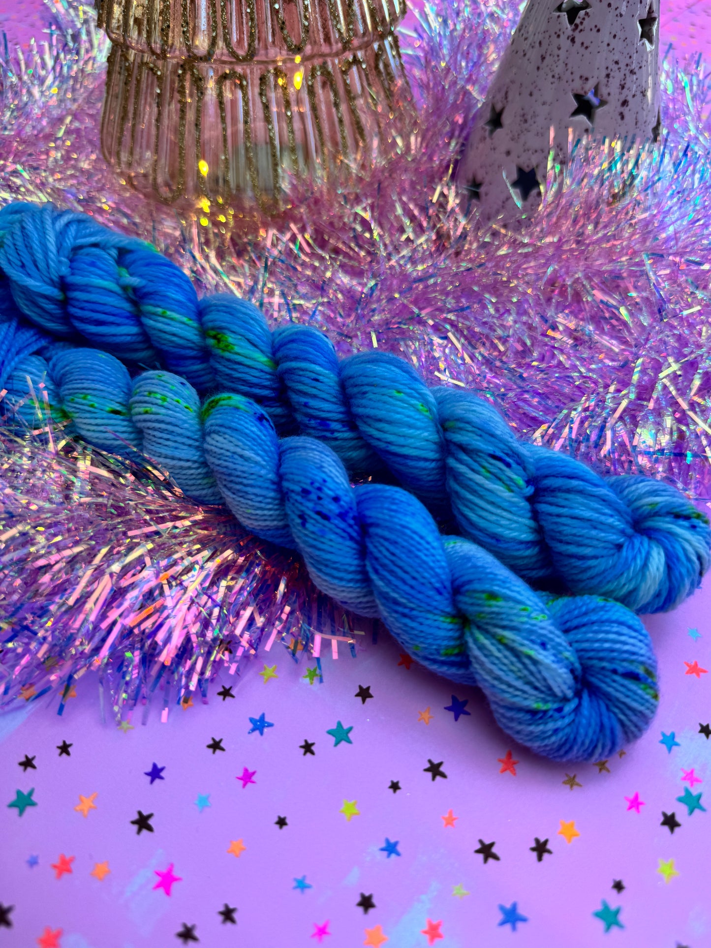 Blue Swirl Pastel Vibes (colour 9) - Dyed to order