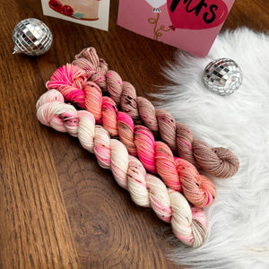 Wedding Bouquet* Mini skein bundle * Sock DYED TO ORDER