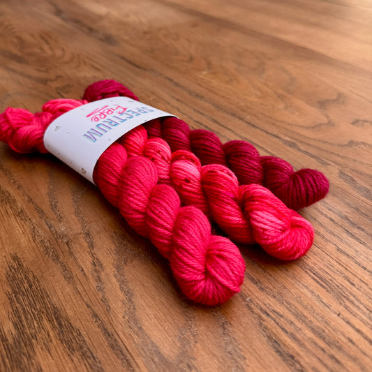 Cherry (Dopamine Club) * Mini skein bundle * DK