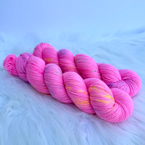 Pink sands tropics club sock yarn
