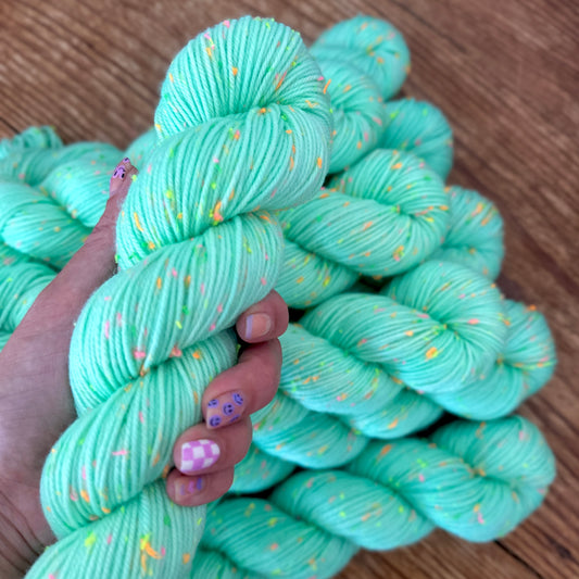 Mint Neon Neps Double knit
