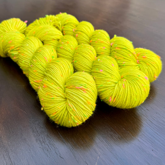 Yuzu Neon Neps Double Knit