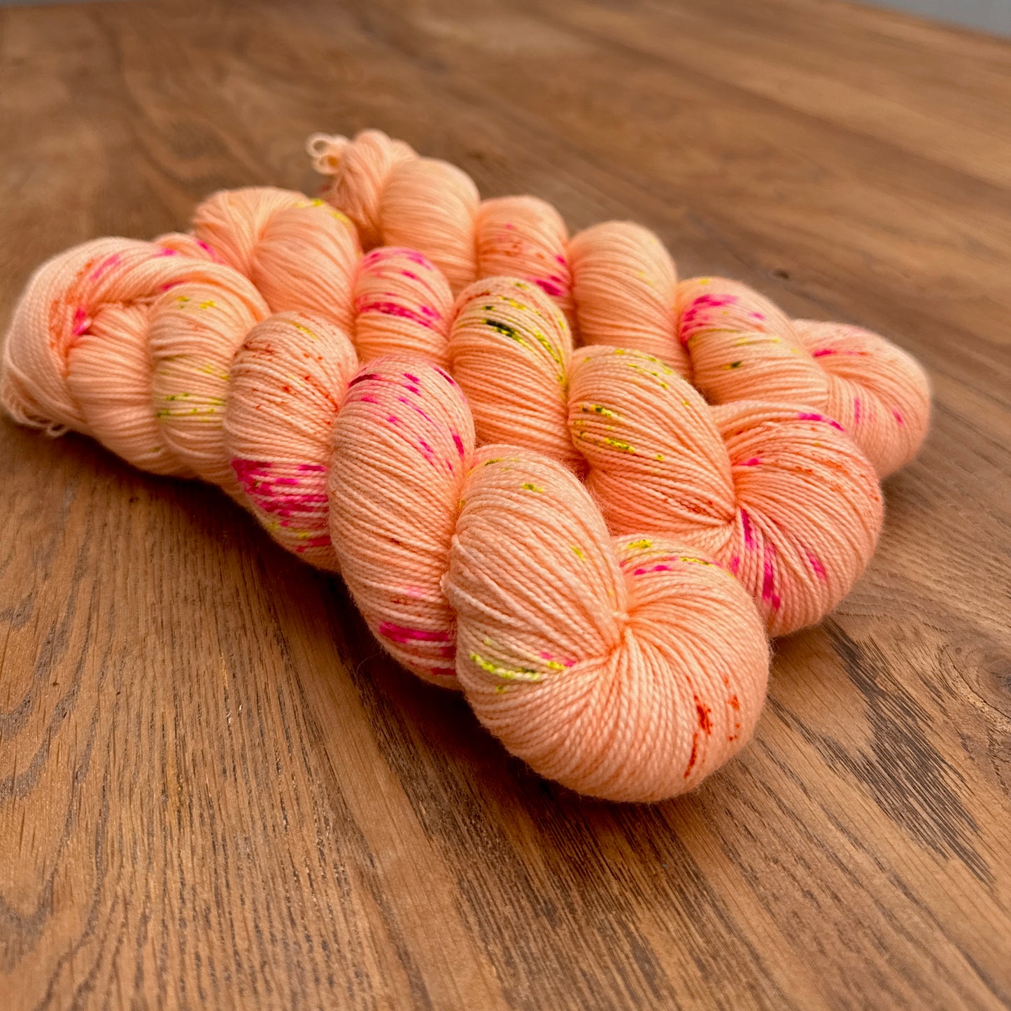 Apricot Pastel Vibes  Sock Yarn