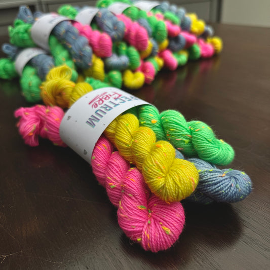 Joy Bundle * Mini skein bundle * Neon Neps Sock