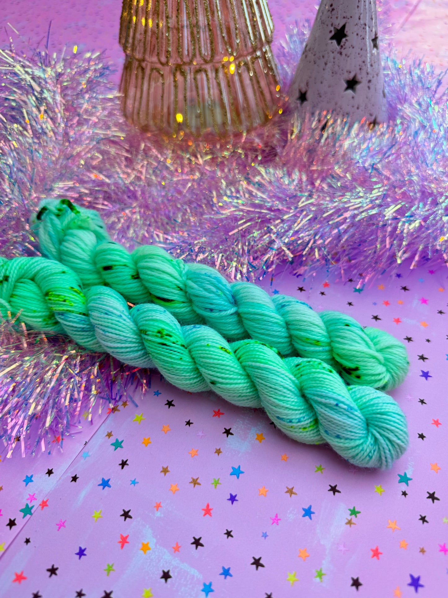 Green Blue Swirl Pastel Vibes (colour 5) - Dyed to order