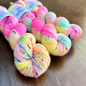Glitter sock yarn