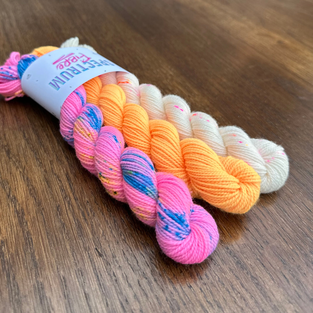 Barbie's Dream House * Mini skein bundle * Sock