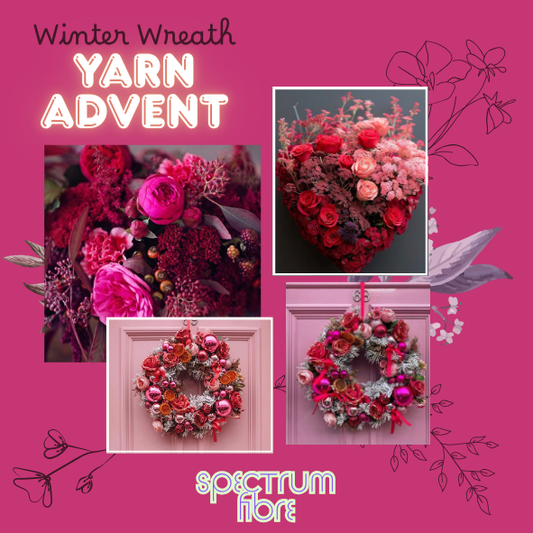 Winter Wreath: Ember Bloom Yarn Advent Calendar * ADD ON FULL SIZE YARN SKEIN