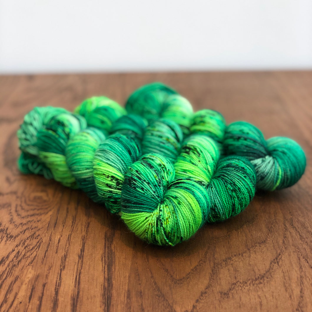 Emerald ring Sock yarn