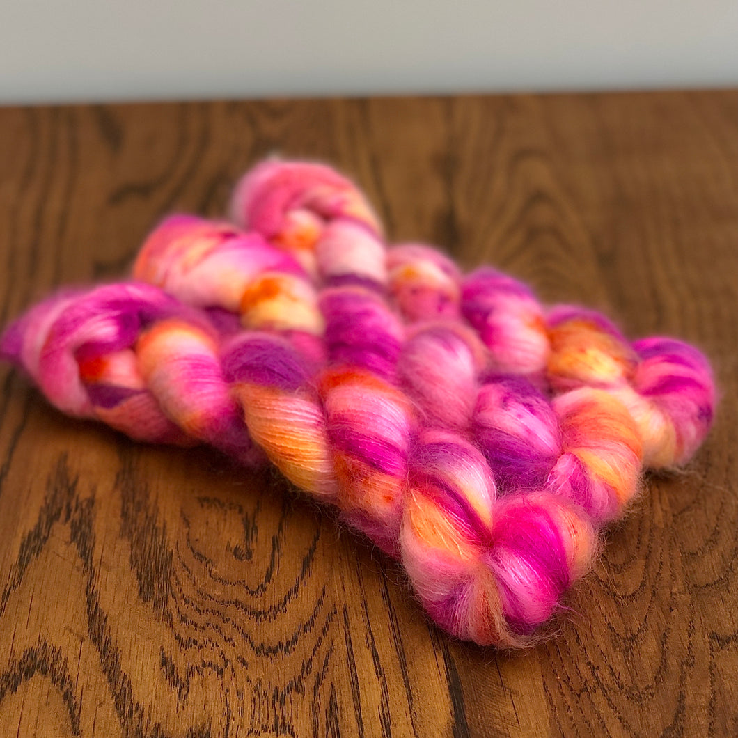 Passion flower Suri Alpaca Silk