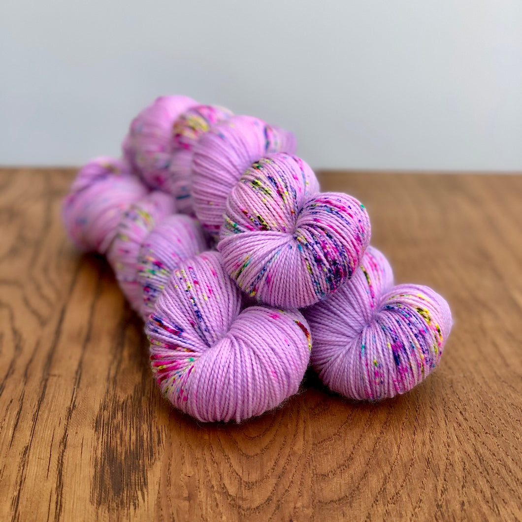 Parma violet Sock yarn DYED TO ORDER