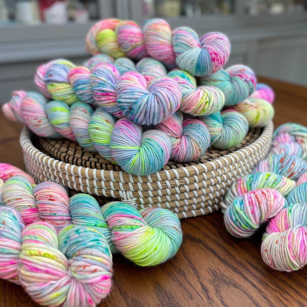 Vintage rainbow Sock yarn