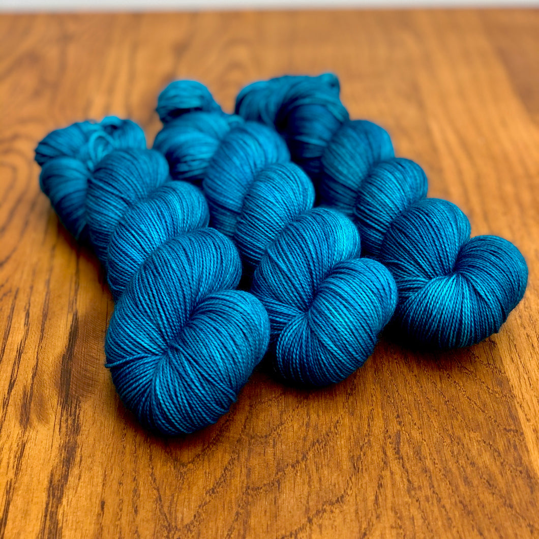 Teal Sock yarn