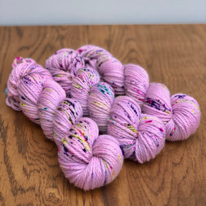OOAK Light Parma Violet Chunky merino
