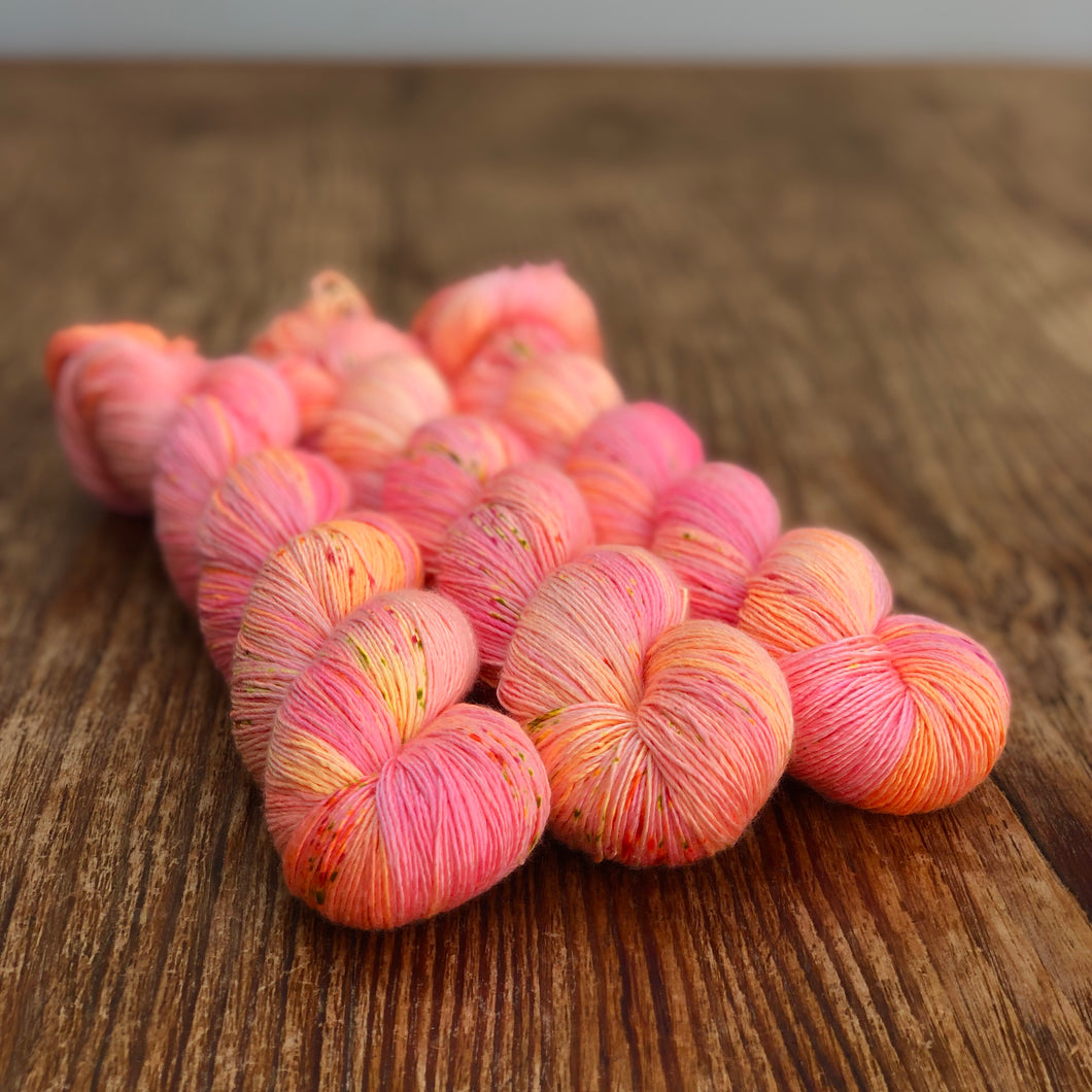 Neon peaches Silk singles
