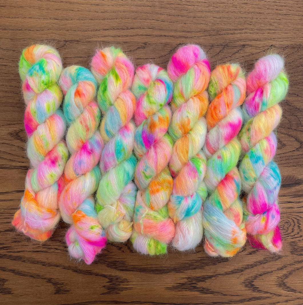 Summer bloom Suri Alpaca Silk