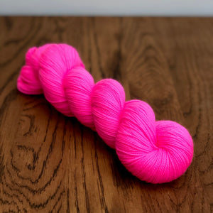 Flamingos on Parade Sock yarn *DYED TO ORDER*
