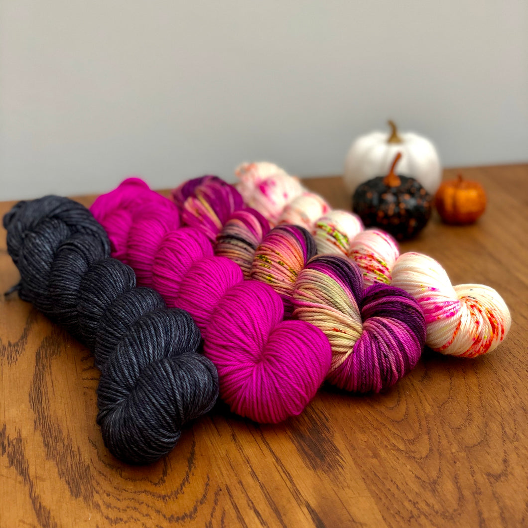 Witching Hour 4 skein yarn set * DK