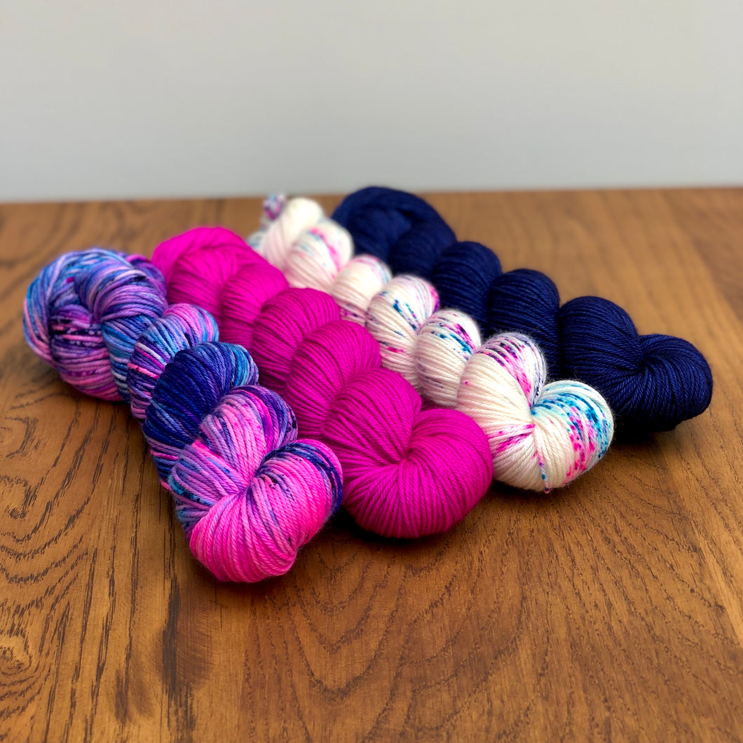 Cosmos 4 skein yarn set * Sock yarn