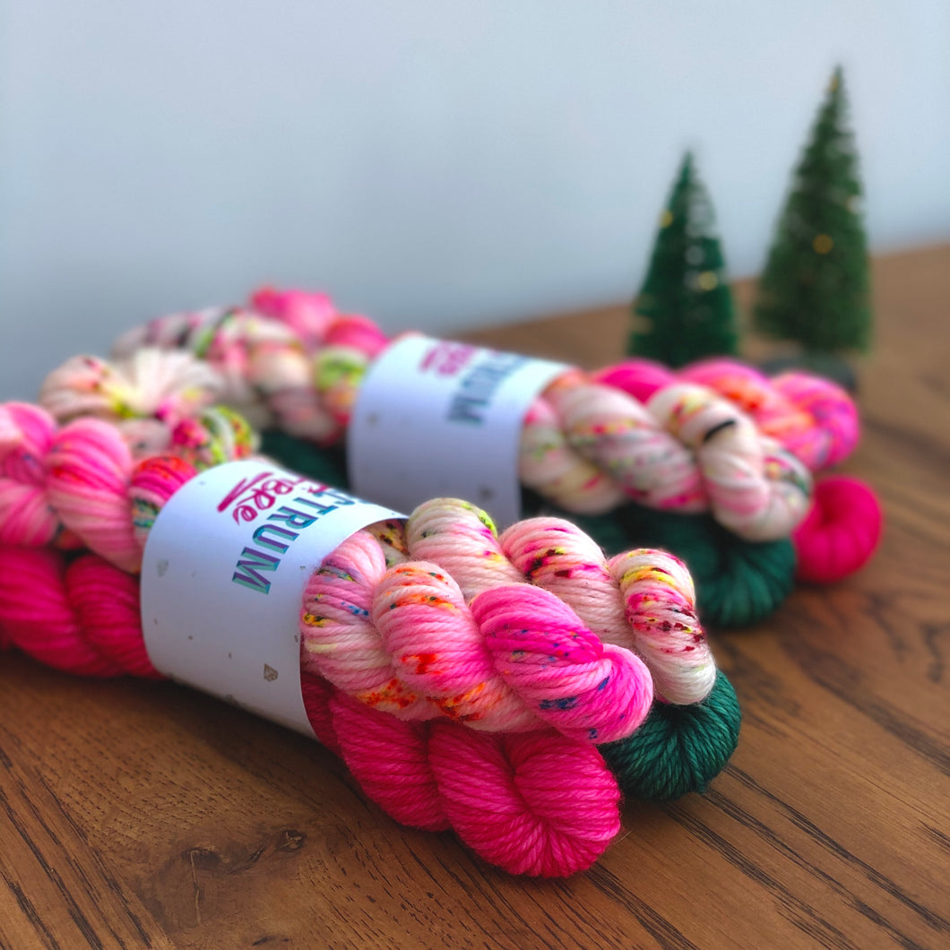 Christmas mini skein bundle DK