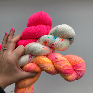 Tutti fruitti 3 skein yarn set * Sock yarn