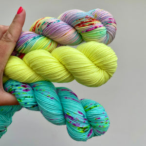 Spring pastel 3 skein yarn set * DK