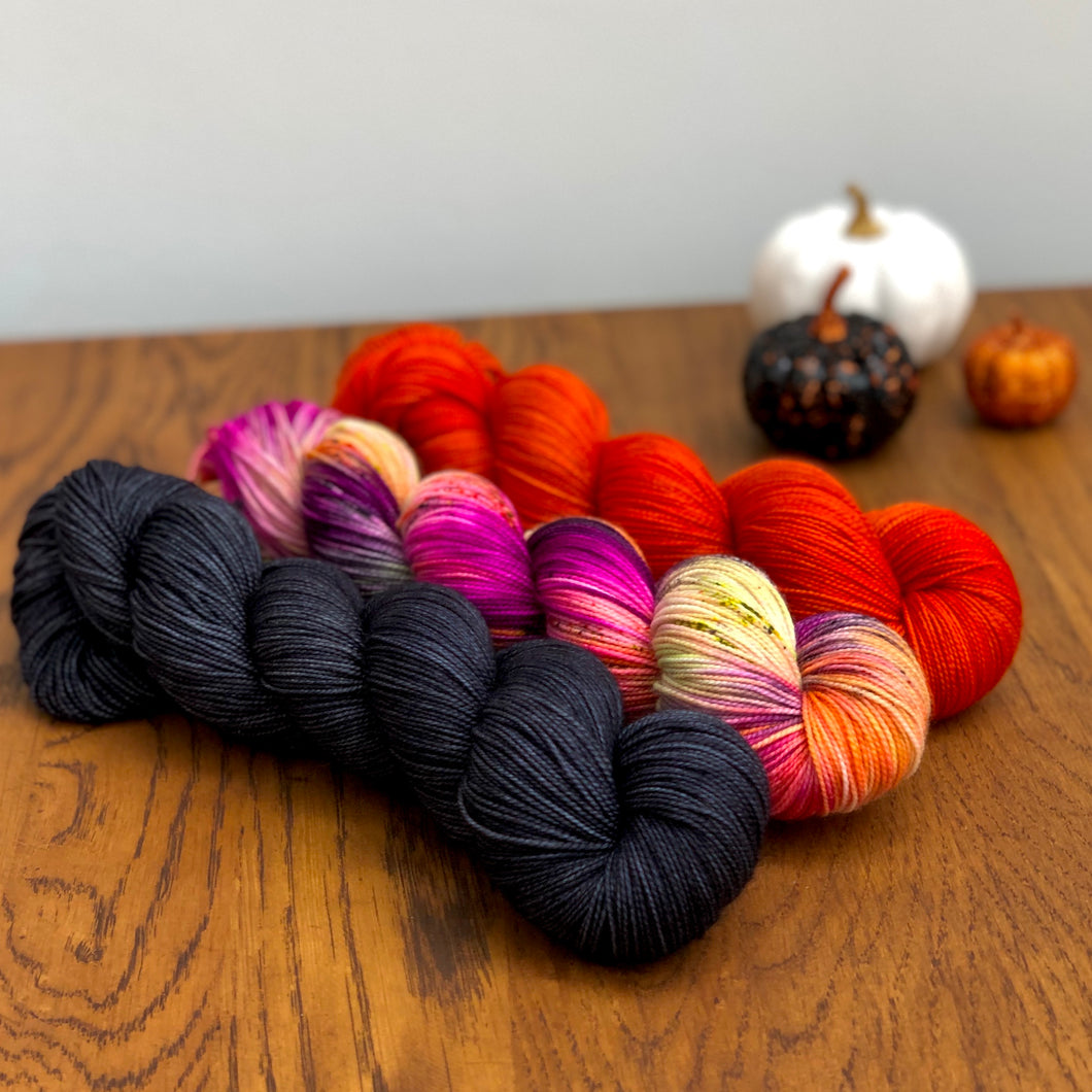 Witching Hour 3 skein yarn set * Sock yarn