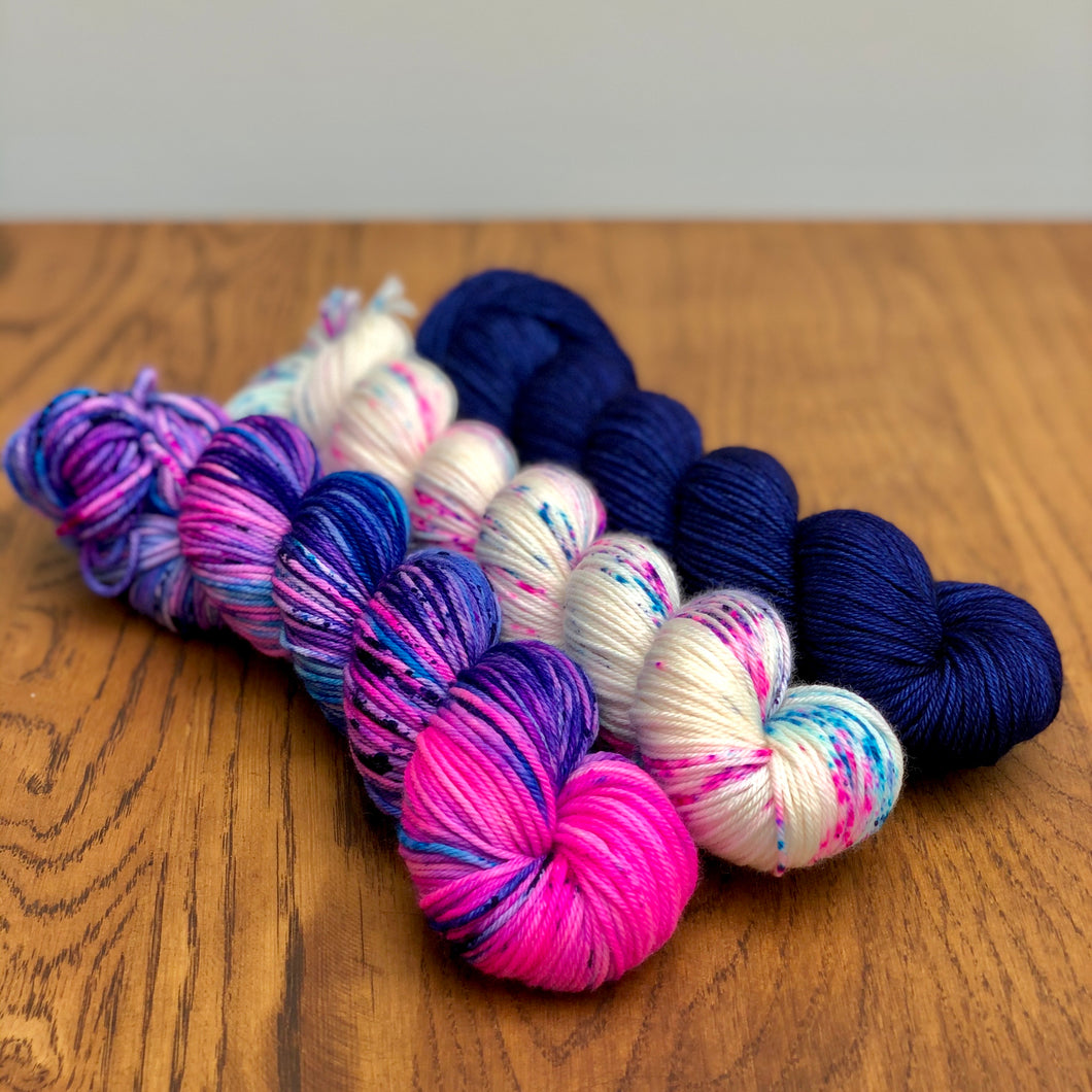 Cosmos Ink 3 skein set * DK