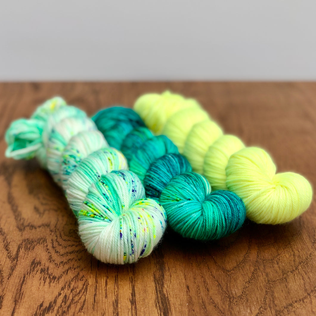 Peacock yarn set * DK