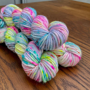 Vintage rainbow super chunky merino