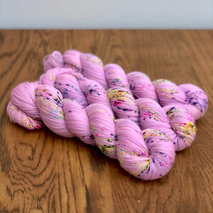 OOAK Light Parma violet Sock yarn